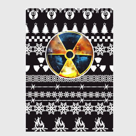 Скетчбук с принтом S T A L K E R Ядерная Зима в Екатеринбурге, 100% бумага
 | 48 листов, плотность листов — 100 г/м2, плотность картонной обложки — 250 г/м2. Листы скреплены сверху удобной пружинной спиралью | Тематика изображения на принте: stalker | зима | новогодние | новый год | радиация | сталкер | чернобыль