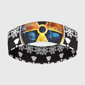 Повязка на голову 3D с принтом S.T.A.L.K.E.R ЯДЕРНАЯ ЗИМА | СТАЛКЕР в Екатеринбурге,  |  | stalker | зима | новогодние | новый год | радиация | сталкер | чернобыль