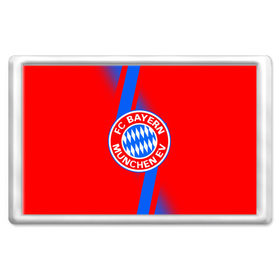 Магнит 45*70 с принтом FC Bayern 2018 Storm в Екатеринбурге, Пластик | Размер: 78*52 мм; Размер печати: 70*45 | Тематика изображения на принте: 
