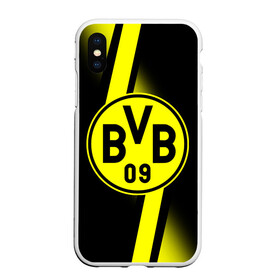 Чехол для iPhone XS Max матовый с принтом FC Borussia 2018 Storm в Екатеринбурге, Силикон | Область печати: задняя сторона чехла, без боковых панелей | боруссия | дортмунд