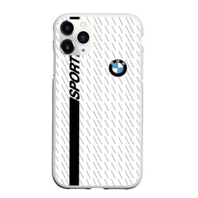 Чехол для iPhone 11 Pro Max матовый с принтом BMW 2018 White Sport в Екатеринбурге, Силикон |  | bmw | автомобильные | бмв | машины