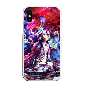 Чехол для iPhone XS Max матовый с принтом No Game No Life Zero в Екатеринбурге, Силикон | Область печати: задняя сторона чехла, без боковых панелей | no game | no game no life zero | no life | zero | нет игры нет жизни