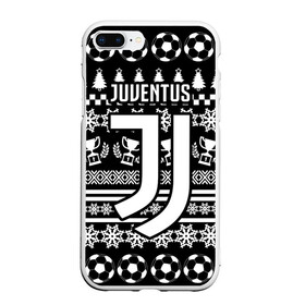 Чехол для iPhone 7Plus/8 Plus матовый с принтом JUVENTUS ЮВЕНТУС НОВОГОДНИЙ в Екатеринбурге, Силикон | Область печати: задняя сторона чехла, без боковых панелей | fc | juventus | спорт | спортивные | фк | футбол | футбольный клуб | ювентус