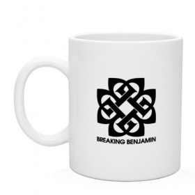 Кружка с принтом Breaking Benjamin в Екатеринбурге, керамика | объем — 330 мл, диаметр — 80 мм. Принт наносится на бока кружки, можно сделать два разных изображения | 