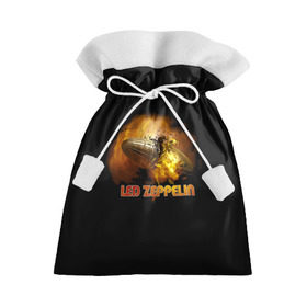 Подарочный 3D мешок с принтом Led Zeppelin в Екатеринбурге, 100% полиэстер | Размер: 29*39 см | led zeppelin | джимми пейдж | джон генри бонэм | джон пол джонс | лед зепелен | лед зеппелин | роберт плант | рок группа