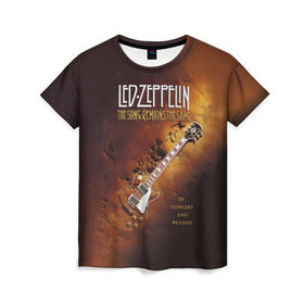 Женская футболка 3D с принтом Led Zeppelin в Екатеринбурге, 100% полиэфир ( синтетическое хлопкоподобное полотно) | прямой крой, круглый вырез горловины, длина до линии бедер | led | led zeppelin | блюз | группа | джимми пейдж | джон генри бонэм | джон пол джонс | лед зепелен | лед зеппелин | метал | роберт плант | рок | тяжелый | фолк | хард | хардрок | хеви | хевиметал