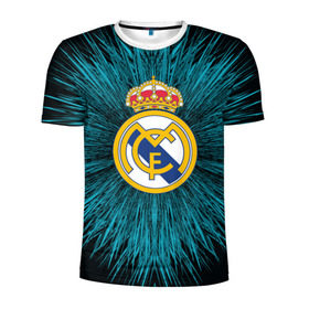 Мужская футболка 3D спортивная с принтом Real Madrid 2018 Abstract в Екатеринбурге, 100% полиэстер с улучшенными характеристиками | приталенный силуэт, круглая горловина, широкие плечи, сужается к линии бедра | Тематика изображения на принте: fc | real madrid | реал мадрид | спорт | спортивные | фк | футбол | футбольный клуб