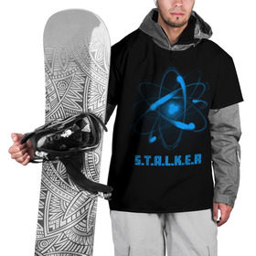 Накидка на куртку 3D с принтом Сталкер в Екатеринбурге, 100% полиэстер |  | Тематика изображения на принте: game | stalker | игры | сталкер