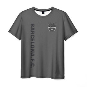 Мужская футболка 3D с принтом FC Barca 2018 Vintage в Екатеринбурге, 100% полиэфир | прямой крой, круглый вырез горловины, длина до линии бедер | fc | fc barcelona | fcb | барселона | спорт | спортивные | фк | футбол | футбольный клуб