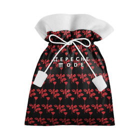Подарочный 3D мешок с принтом Depeche Mode в Екатеринбурге, 100% полиэстер | Размер: 29*39 см | Тематика изображения на принте: depeche mode | вестник моды | депеш мод | дэйв гаан | мартин гор | роза | энди флетчер