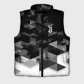 Мужской жилет утепленный 3D с принтом JUVENTUS GEOMETRY SPORT в Екатеринбурге,  |  | fc | juventus | спорт | спортивные | фк | футбол | футбольный клуб | ювентус