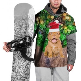 Накидка на куртку 3D с принтом DOG в Екатеринбурге, 100% полиэстер |  | Тематика изображения на принте: christmas | new year | santa | год собаки | дед мороз | елка | елочки | новогодний | новый год | рождество | сантаклаус | снег | снежинки | собака