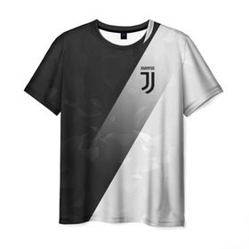 Мужская футболка 3D с принтом Juventus 2018 Элита в Екатеринбурге, 100% полиэфир | прямой крой, круглый вырез горловины, длина до линии бедер | fc | juventus | спорт | спортивные | фк | футбол | футбольный клуб | ювентус