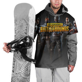 Накидка на куртку 3D с принтом PUBG Soldiers в Екатеринбурге, 100% полиэстер |  | playerunknowns battlegrounds | pubg