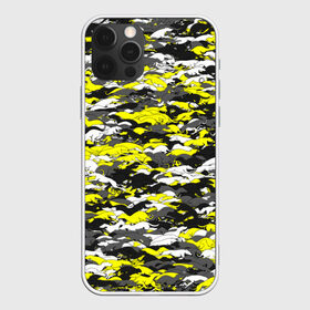 Чехол для iPhone 12 Pro Max с принтом Камуфляж с гончими псами в Екатеринбурге, Силикон |  | гончая | желтый | камуфляж | милитари | охота | паттерн | серый | собака | собаки