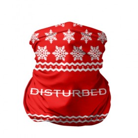 Бандана-труба 3D с принтом Праздничный Disturbed в Екатеринбурге, 100% полиэстер, ткань с особыми свойствами — Activecool | плотность 150‒180 г/м2; хорошо тянется, но сохраняет форму | disturbed | встревоженные | джон мойер | дистёрбд | дэвид дрейман | дэн дониган | майк венгрен | новогодний | новый год | праздник | рождество