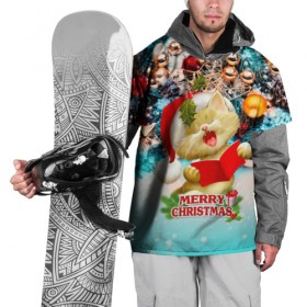 Накидка на куртку 3D с принтом Котик в Екатеринбурге, 100% полиэстер |  | Тематика изображения на принте: christmas | new year | santa | дед мороз | елка | елочки | новогодний | новый год | рождество | сантаклаус | снег | снежинки