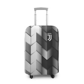 Чехол для чемодана 3D с принтом Juventus 2018 Geometry Sport в Екатеринбурге, 86% полиэфир, 14% спандекс | двустороннее нанесение принта, прорези для ручек и колес | fc | juventus | спорт | спортивные | фк | футбол | футбольный клуб | ювентус