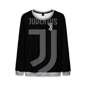 Мужской свитшот 3D с принтом Juventus 2018 Original в Екатеринбурге, 100% полиэстер с мягким внутренним слоем | круглый вырез горловины, мягкая резинка на манжетах и поясе, свободная посадка по фигуре | fc | juventus | спорт | спортивные | фк | футбол | футбольный клуб | ювентус