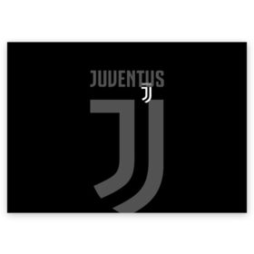 Поздравительная открытка с принтом Juventus 2018 Original в Екатеринбурге, 100% бумага | плотность бумаги 280 г/м2, матовая, на обратной стороне линовка и место для марки
 | fc | juventus | спорт | спортивные | фк | футбол | футбольный клуб | ювентус