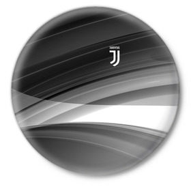 Значок с принтом Juventus 2018 Original в Екатеринбурге,  металл | круглая форма, металлическая застежка в виде булавки | fc | juventus | спорт | спортивные | фк | футбол | футбольный клуб | ювентус