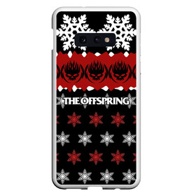 Чехол для Samsung S10E с принтом Праздничный The Offspring в Екатеринбурге, Силикон | Область печати: задняя сторона чехла, без боковых панелей | the offspring | офспринг | оффспринг | рок