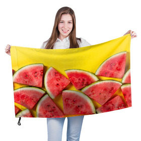 Флаг 3D с принтом арбуз в Екатеринбурге, 100% полиэстер | плотность ткани — 95 г/м2, размер — 67 х 109 см. Принт наносится с одной стороны | berry | food | fruit | health | rest | summer | vegan | vegetarianism | vitamins | watermelon | арбуз | веган | вегетарианство | витамины | еда | здоровье | лето | отдых | фрукты | ягода