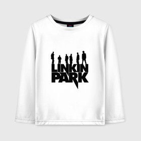 Детский лонгслив хлопок с принтом Linkin Park в Екатеринбурге, 100% хлопок | круглый вырез горловины, полуприлегающий силуэт, длина до линии бедер | bennington | chester | linkin park | альтернативный | беннингтон | группа | ленкин | линкин | майк | метал | музыкант | ню | нюметал | парк | певец | рок | рэп | честер | электроник