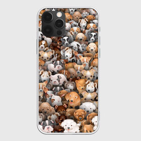 Чехол для iPhone 12 Pro Max с принтом Щенки в Екатеринбурге, Силикон |  | Тематика изображения на принте: бультерьер | корги | мопс | паттерн | пес | питбуль | породы | собака | собачка | хаски | щенок