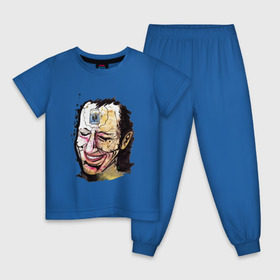 Детская пижама хлопок с принтом Кровосток в Екатеринбурге, 100% хлопок |  брюки и футболка прямого кроя, без карманов, на брюках мягкая резинка на поясе и по низу штанин
 | кровосток