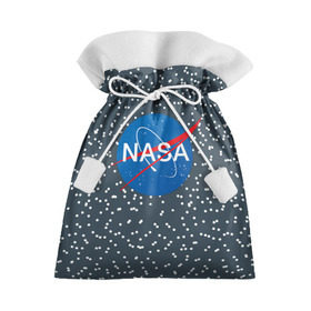 Подарочный 3D мешок с принтом NASA в Екатеринбурге, 100% полиэстер | Размер: 29*39 см | nasa | star | звезды | космос | наса