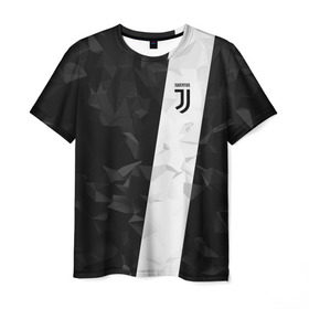 Мужская футболка 3D с принтом Juventus 2018 Line в Екатеринбурге, 100% полиэфир | прямой крой, круглый вырез горловины, длина до линии бедер | fc | juventus | спорт | спортивные | фк | футбол | футбольный клуб | ювентус