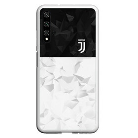 Чехол для Honor 20 с принтом Juventus 2018 Black and White в Екатеринбурге, Силикон | Область печати: задняя сторона чехла, без боковых панелей | fc | juventus | спорт | спортивные | фк | футбол | футбольный клуб | ювентус