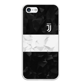 Чехол для iPhone 5/5S матовый с принтом Juventus White Line в Екатеринбурге, Силикон | Область печати: задняя сторона чехла, без боковых панелей | fc | juventus | спорт | спортивные | фк | футбол | футбольный клуб | ювентус