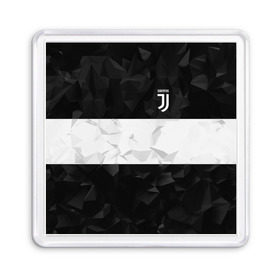 Магнит 55*55 с принтом Juventus 2018 White Line в Екатеринбурге, Пластик | Размер: 65*65 мм; Размер печати: 55*55 мм | fc | juventus | спорт | спортивные | фк | футбол | футбольный клуб | ювентус