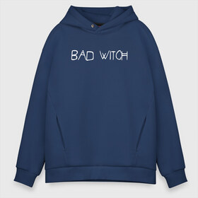 Мужское худи Oversize хлопок с принтом Bad Witch в Екатеринбурге, френч-терри — 70% хлопок, 30% полиэстер. Мягкий теплый начес внутри —100% хлопок | боковые карманы, эластичные манжеты и нижняя кромка, капюшон на магнитной кнопке | Тематика изображения на принте: ahs | american horror story | американская история ужасов