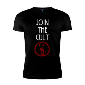 Мужская футболка премиум с принтом Cult в Екатеринбурге, 92% хлопок, 8% лайкра | приталенный силуэт, круглый вырез ворота, длина до линии бедра, короткий рукав | ahs | american horror story | американская история ужасов
