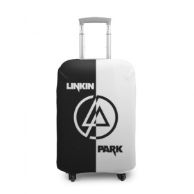 Чехол для чемодана 3D с принтом Linkin Park в Екатеринбурге, 86% полиэфир, 14% спандекс | двустороннее нанесение принта, прорези для ручек и колес | bennington | chester | linkin park | альтернативный | беннингтон | группа | ленкин | линкин | майк | метал | музыкант | ню | нюметал | парк | певец | рок | рэп | честер | электроник