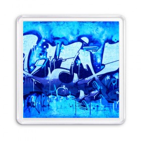 Магнит 55*55 с принтом Необыкновенное граффити в Екатеринбурге, Пластик | Размер: 65*65 мм; Размер печати: 55*55 мм | color | graffity | urban | город | граффити | краски | уличное искусство