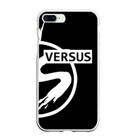 Чехол для iPhone 7Plus/8 Plus матовый с принтом VERSUS в Екатеринбурге, Силикон | Область печати: задняя сторона чехла, без боковых панелей | battle | versus | батл | версус