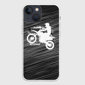Чехол для iPhone 13 mini с принтом Motocross в Екатеринбурге,  |  | motorbike | motorcycle | race | rider | ryder | speed | байк | гонки | гонщик | мото | мотобайк | мотоцикл | райдер | скорость