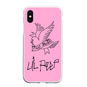 Чехол для iPhone XS Max матовый с принтом LIL PEEP Cry Baby в Екатеринбурге, Силикон | Область печати: задняя сторона чехла, без боковых панелей | lil peep. cry baby | лил пип