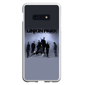 Чехол для Samsung S10E с принтом Группа Linkin Park в Екатеринбурге, Силикон | Область печати: задняя сторона чехла, без боковых панелей | bennington | chester | linkin park | альтернативный | беннингтон | группа | ленкин | линкин | майк | метал | музыкант | ню | нюметал | парк | певец | рок | рэп | честер | электроник