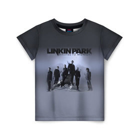Детская футболка 3D с принтом Группа Linkin Park в Екатеринбурге, 100% гипоаллергенный полиэфир | прямой крой, круглый вырез горловины, длина до линии бедер, чуть спущенное плечо, ткань немного тянется | bennington | chester | linkin park | альтернативный | беннингтон | группа | ленкин | линкин | майк | метал | музыкант | ню | нюметал | парк | певец | рок | рэп | честер | электроник