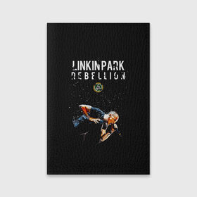 Обложка для паспорта матовая кожа с принтом Честер Linkin Park в Екатеринбурге, натуральная матовая кожа | размер 19,3 х 13,7 см; прозрачные пластиковые крепления | chester bennington | linkin park | беннингтон честер | линкин парк