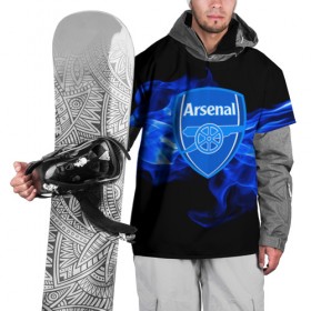 Накидка на куртку 3D с принтом FC ARSENAL в Екатеринбурге, 100% полиэстер |  | Тематика изображения на принте: 