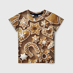 Детская футболка 3D с принтом Новогодние чудеса в Екатеринбурге, 100% гипоаллергенный полиэфир | прямой крой, круглый вырез горловины, длина до линии бедер, чуть спущенное плечо, ткань немного тянется | 