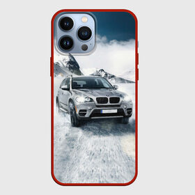 Чехол для iPhone 13 Pro Max с принтом BMW X5 в Екатеринбурге,  |  | auto | race | авто | автомобиль | бмв | бумер | бэха | гонки | марка | машина