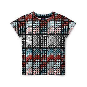 Детская футболка 3D с принтом Twenty One Pilots Pattern в Екатеринбурге, 100% гипоаллергенный полиэфир | прямой крой, круглый вырез горловины, длина до линии бедер, чуть спущенное плечо, ткань немного тянется | rock | t.o.p. | top | twenty one pilots | рок