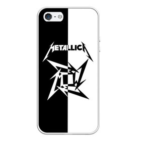 Чехол для iPhone 5/5S матовый с принтом Metallica в Екатеринбурге, Силикон | Область печати: задняя сторона чехла, без боковых панелей | metallica | группа | джеймс хэтфилд | кирк хэмметт | ларс ульрих | метал | металика | металлика | миталика | музыка | роберт трухильо | рок | трэш | трэшметал | хард | хардрок | хеви | хевиметал